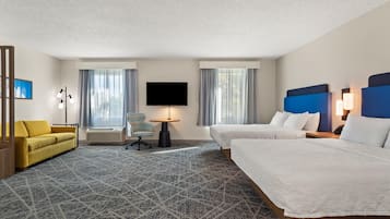 Studio Suite, 2 Queen Beds, Non Smoking | Premium bedding, desk, laptop workspace, iron/ironing board