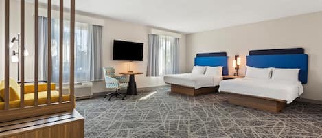 Studio Suite, 2 Queen Beds, Non Smoking | Premium bedding, desk, laptop workspace, iron/ironing board