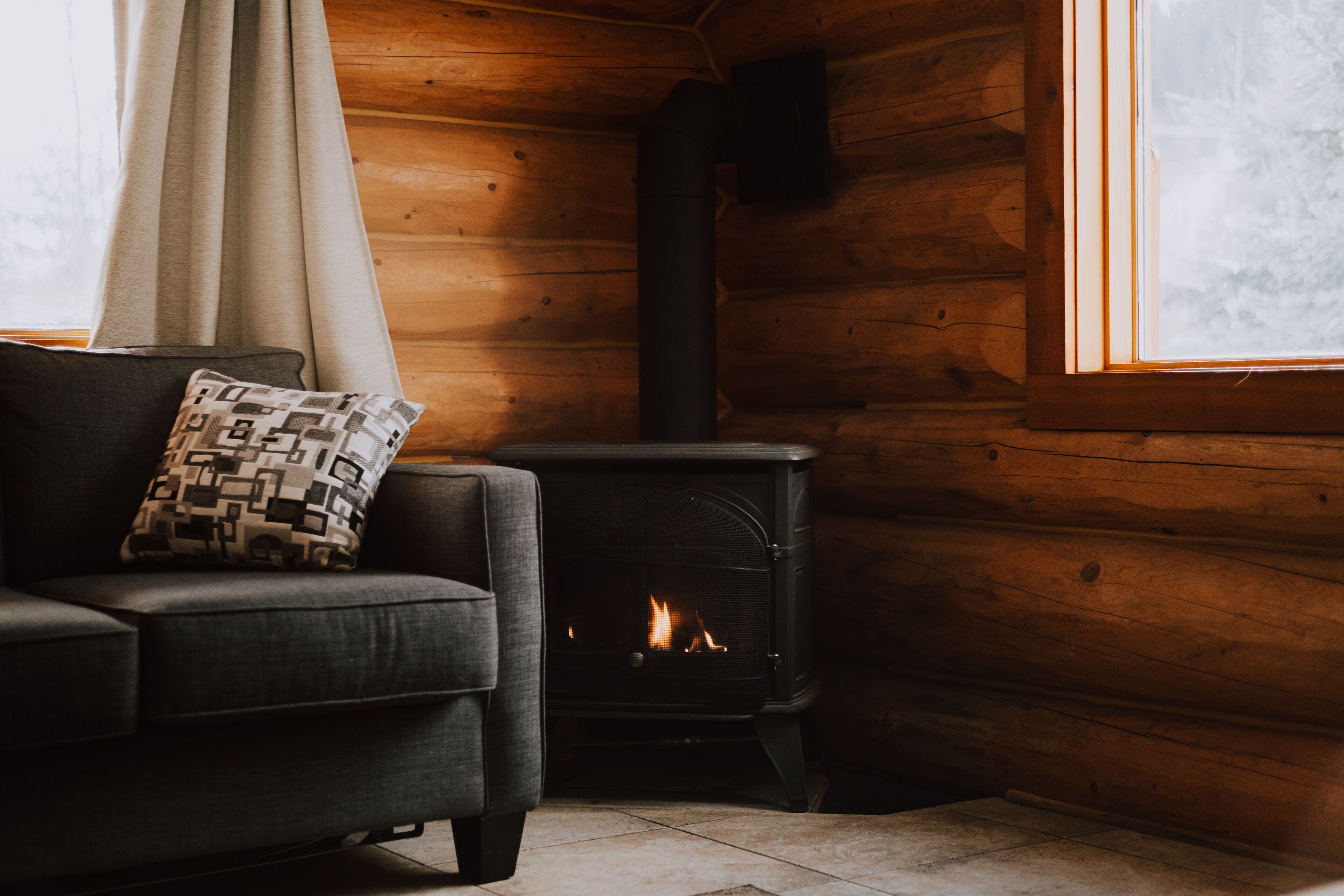 Premium Cabin, 2 Bedrooms, Kitchen (Not Pet Friendly) | Living area