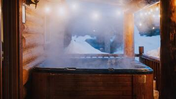 Family Cabin, 2 Bedrooms, Kitchenette (Not Pet Friendly) | Terrace/patio