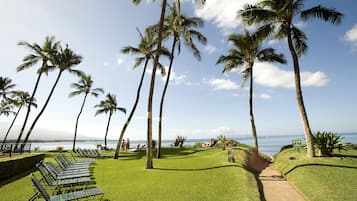 Vue depuis lâhĂ©bergement