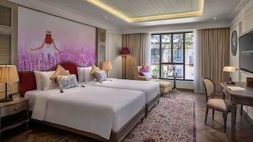 Down duvets, minibar, in-room safe, desk