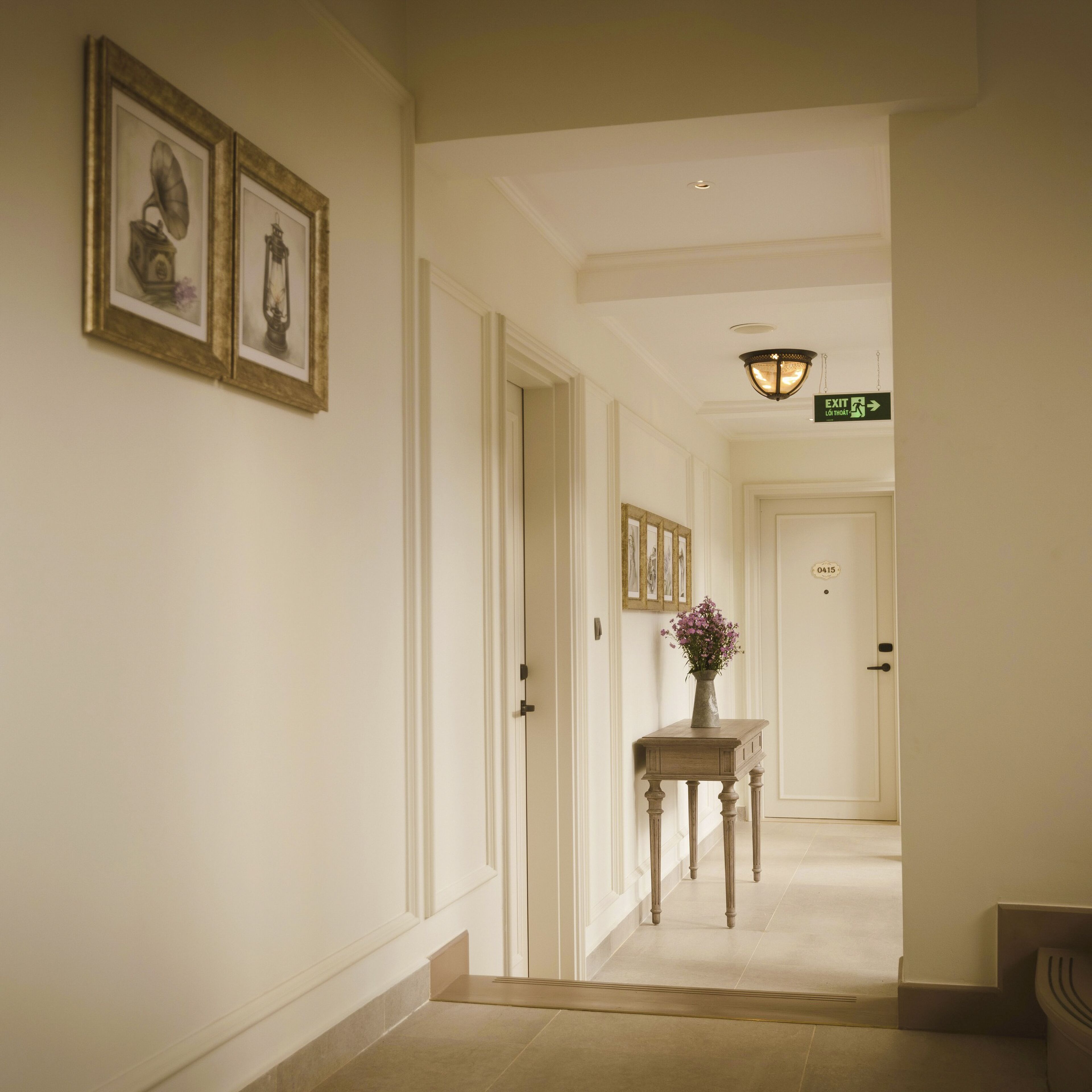 Interior entrance
