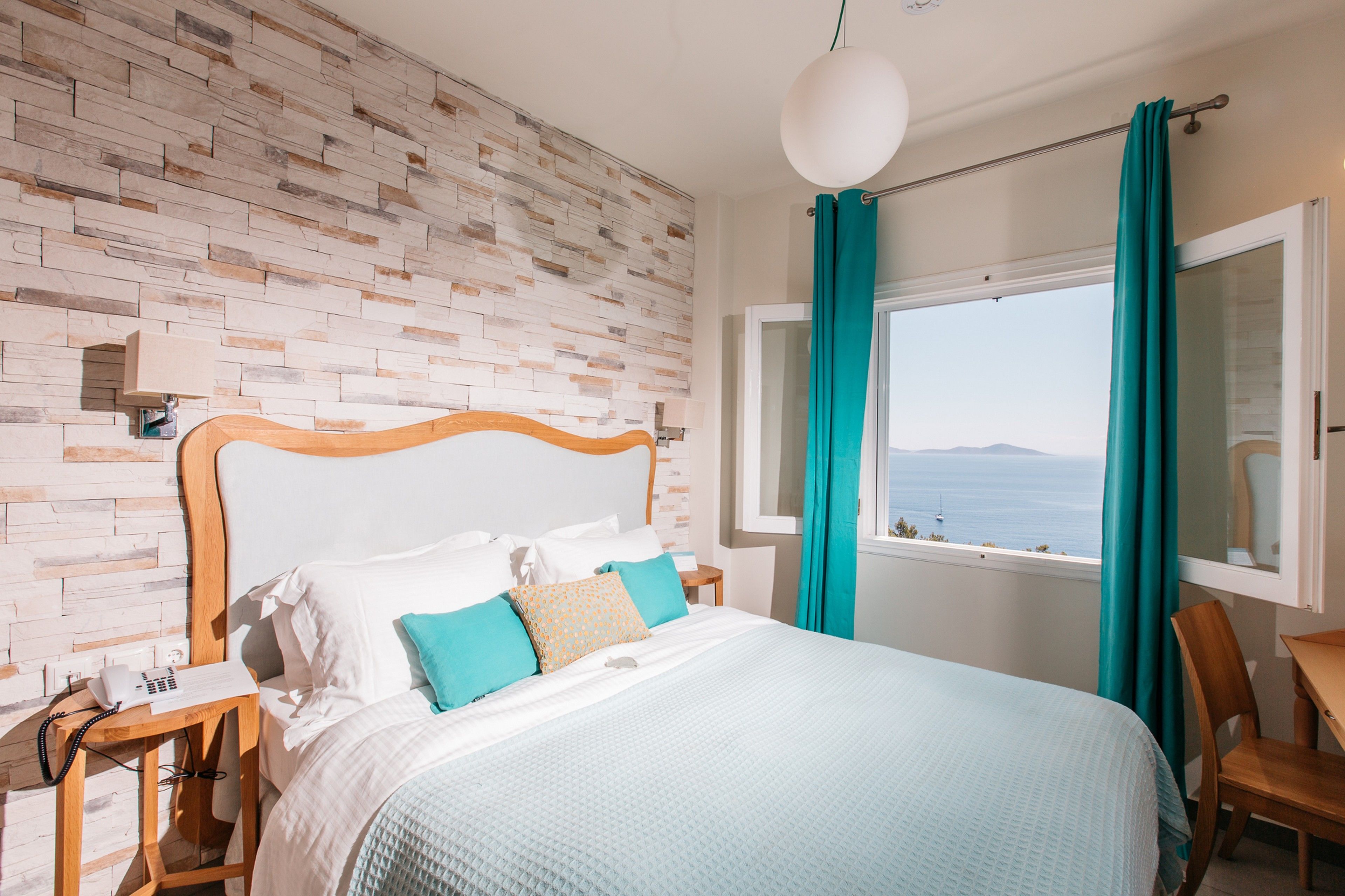 Kamar Standar, pemandangan laut | Seprai katun Mesir, seprai antialergi, dan tempat tidur Select Comfort