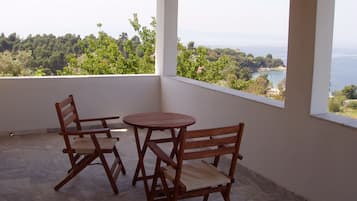 Leilighet, sjøutsikt | Balkong