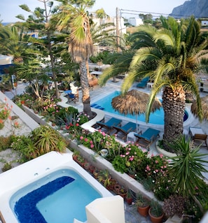 Aerial view - Hermes Hotel (Santorini)