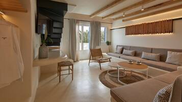 Deluxe-Suite - Split Level | Ausblick vom Zimmer