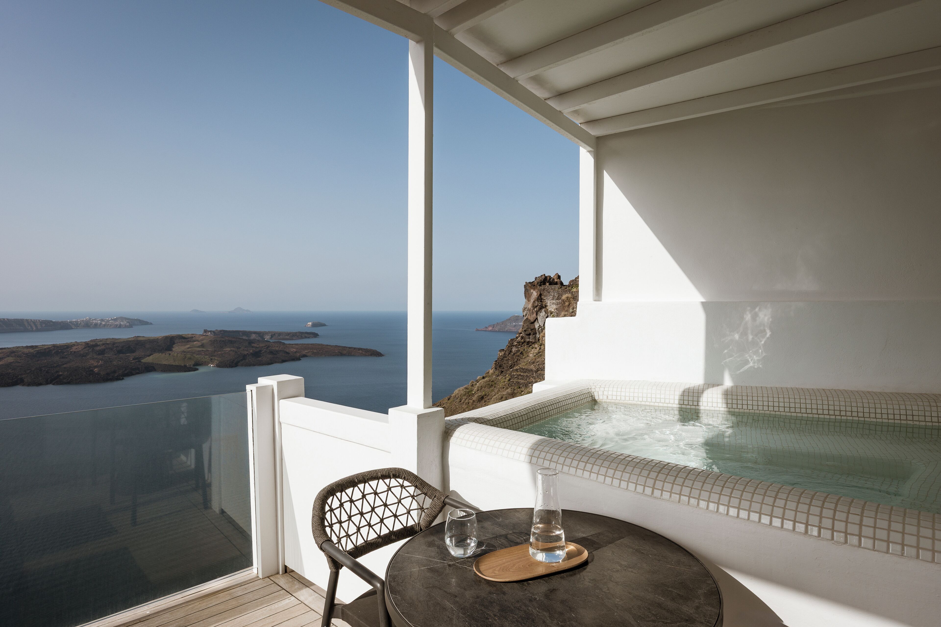 Honeymoon Suite, Sea View (Outdoor Jetted Tub, Caldera View) | Balcony