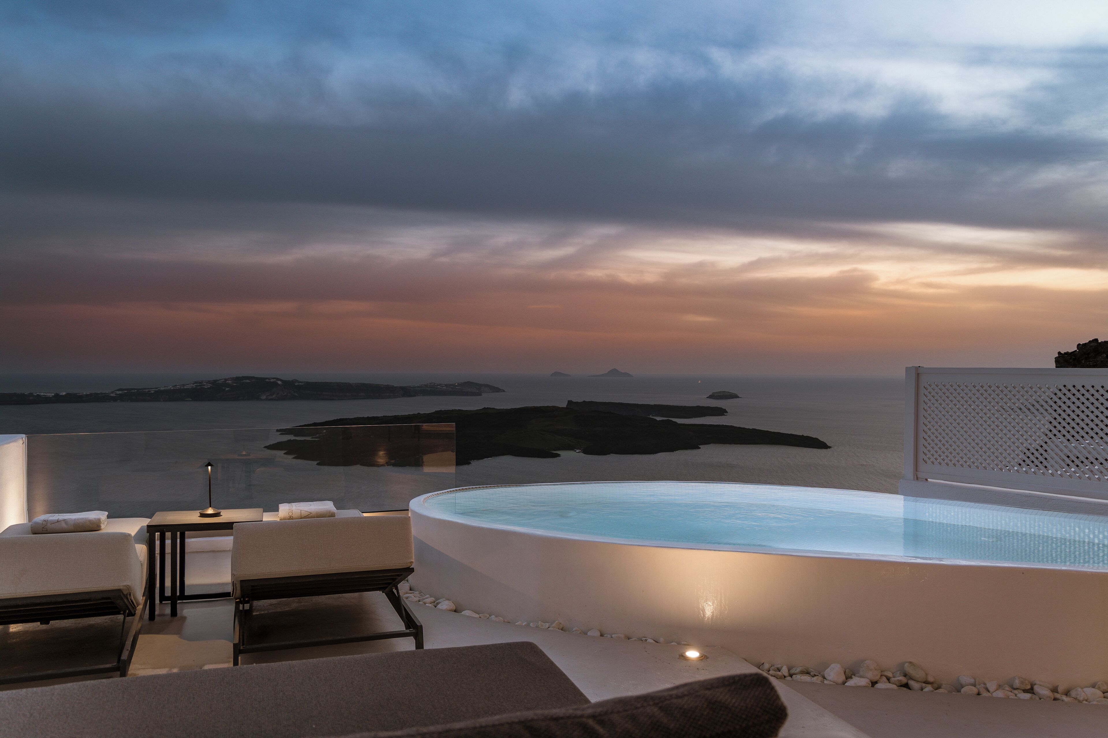 Grand Suite, Sea View (Plunge Pool, Caldera View) | Terrace/patio