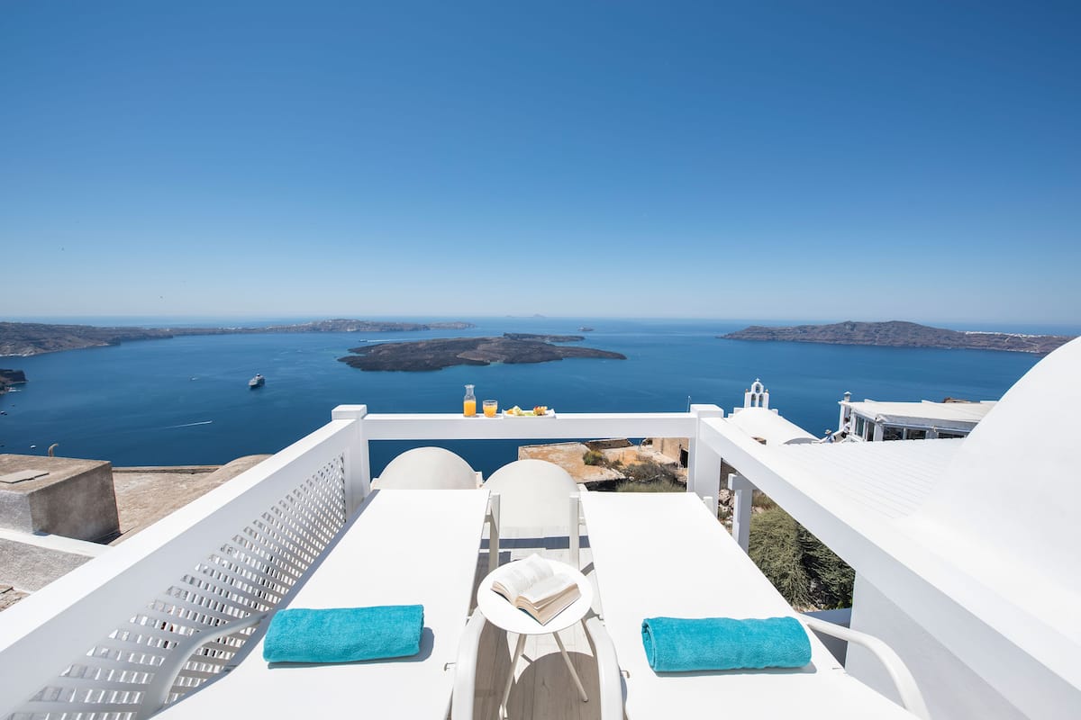 Suite, 2 Bedrooms, Sea View (Caldera View) | Terrace/patio