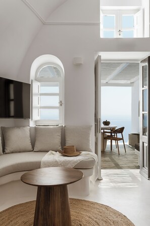 Two Bedroom Executive Suite with Panoramic View and Hot Tub | Roupas de cama de algodão egípcio, roupas de cama premium