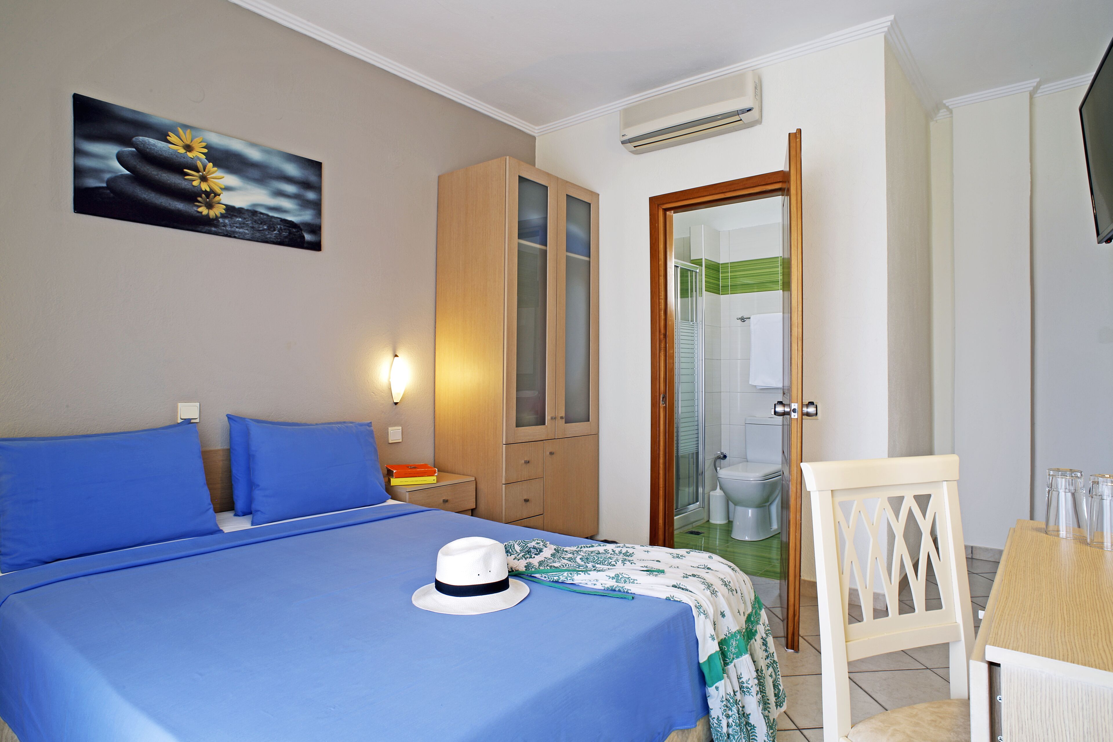 double or twin room, 1 double or 2 single beds | in-room safe, desk, blackout curtains, iron/ironing board