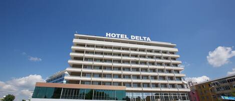 Voorkant van accommodatie