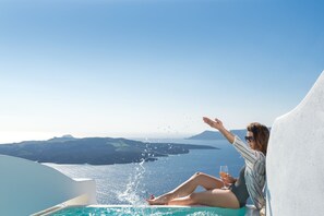 Balcony view - Adamant Suites (Santorini)