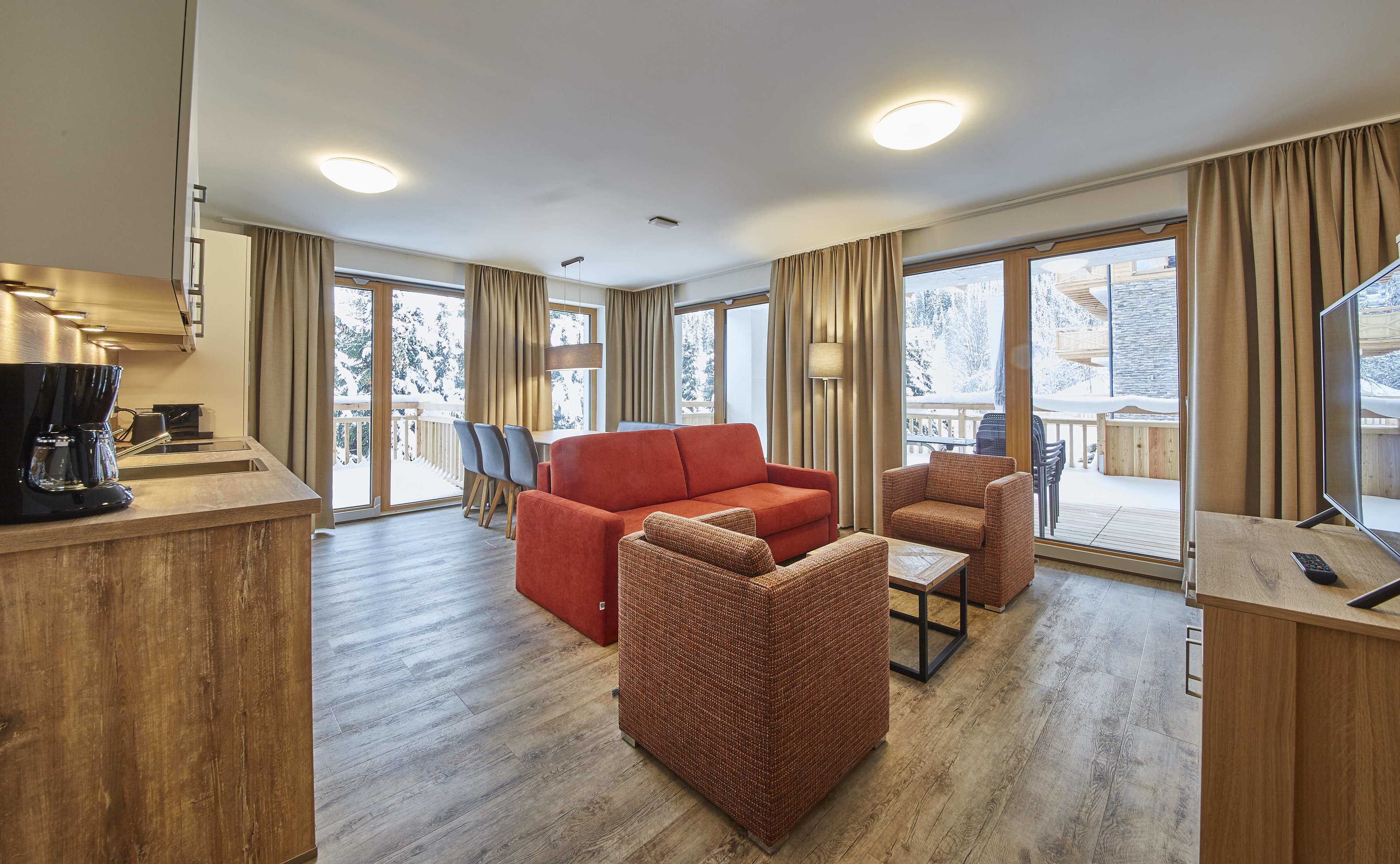 alpine classic spa | 1 bedroom, premium bedding, in-room safe, individually decorated