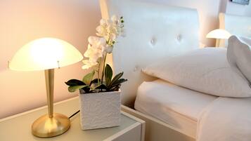 Free toiletries, hair dryer, towels, soap