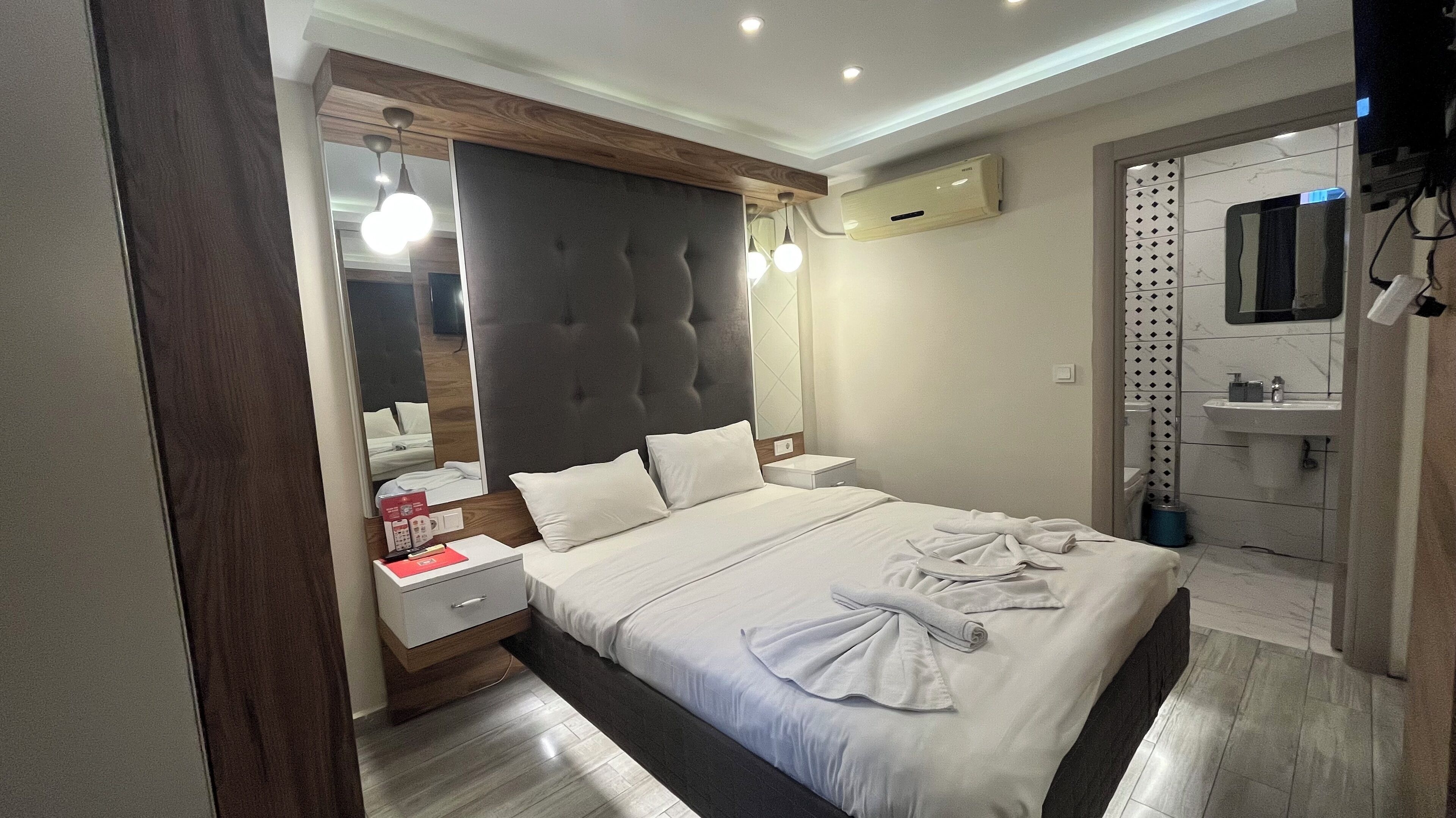 Economy Double Room, Ground Floor | Premium bedding, pillowtop beds, minibar, in-room safe