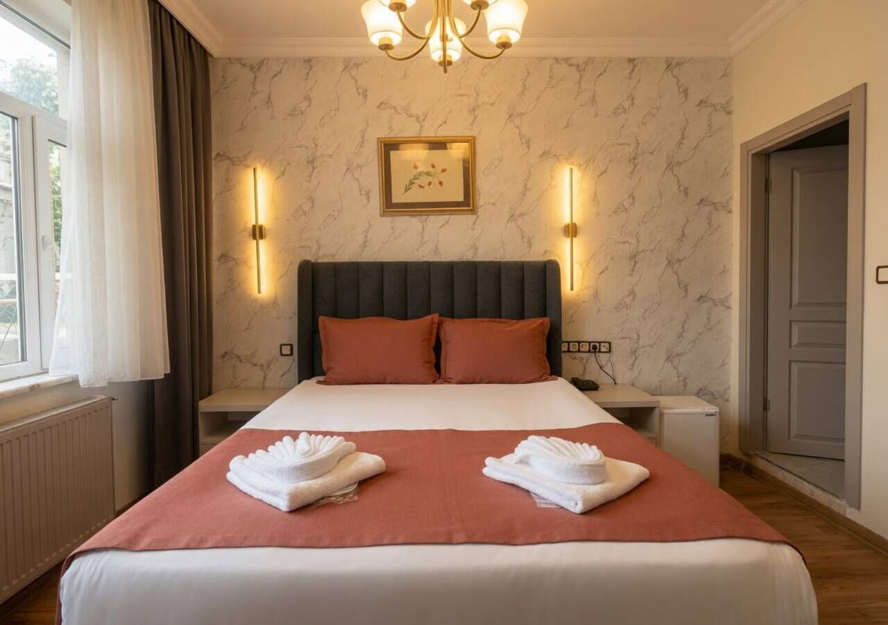 Standard Double Room, Sea View | Premium bedding, pillowtop beds, minibar, in-room safe