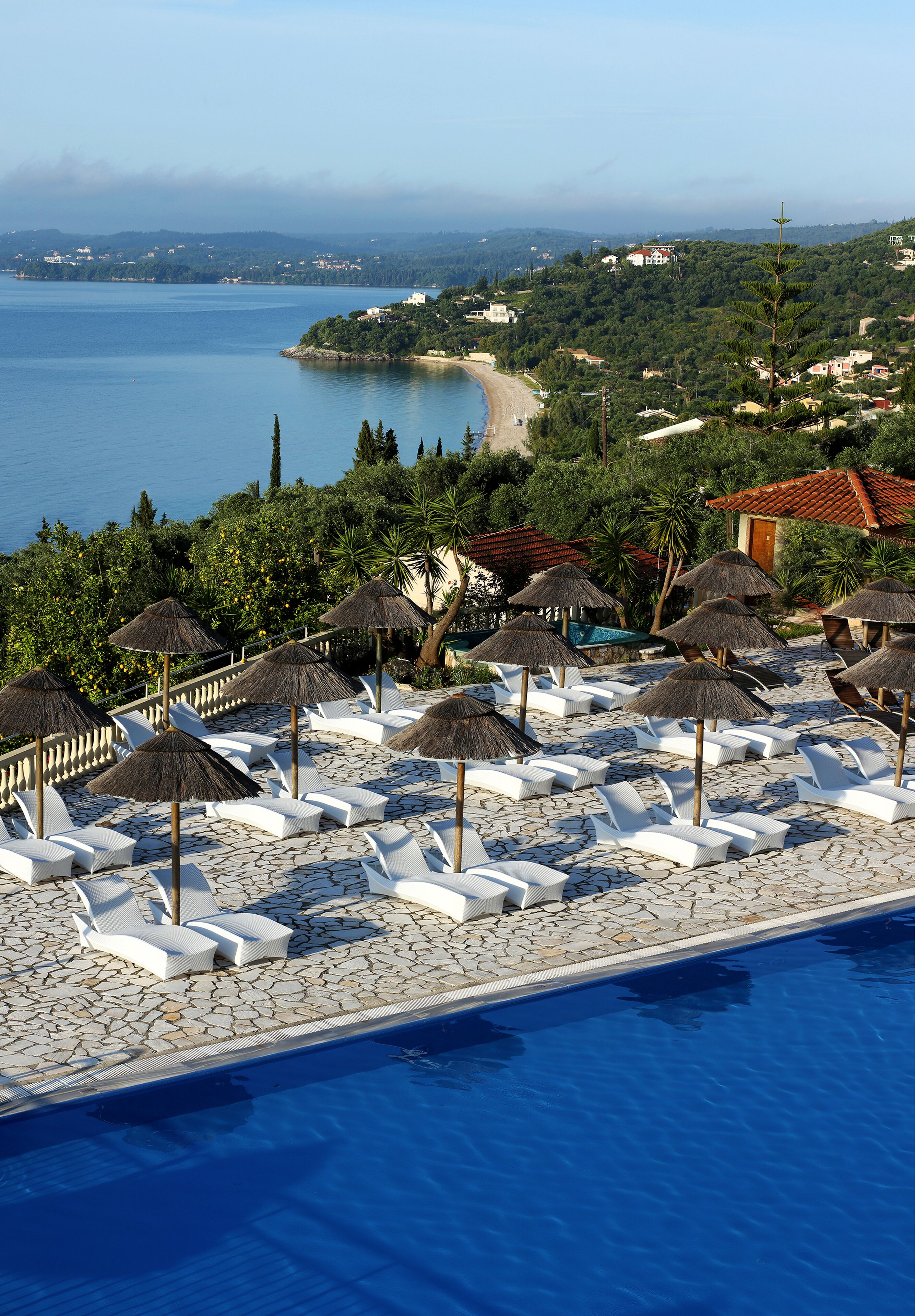 2 outdoor pools, pool umbrellas, sun loungers