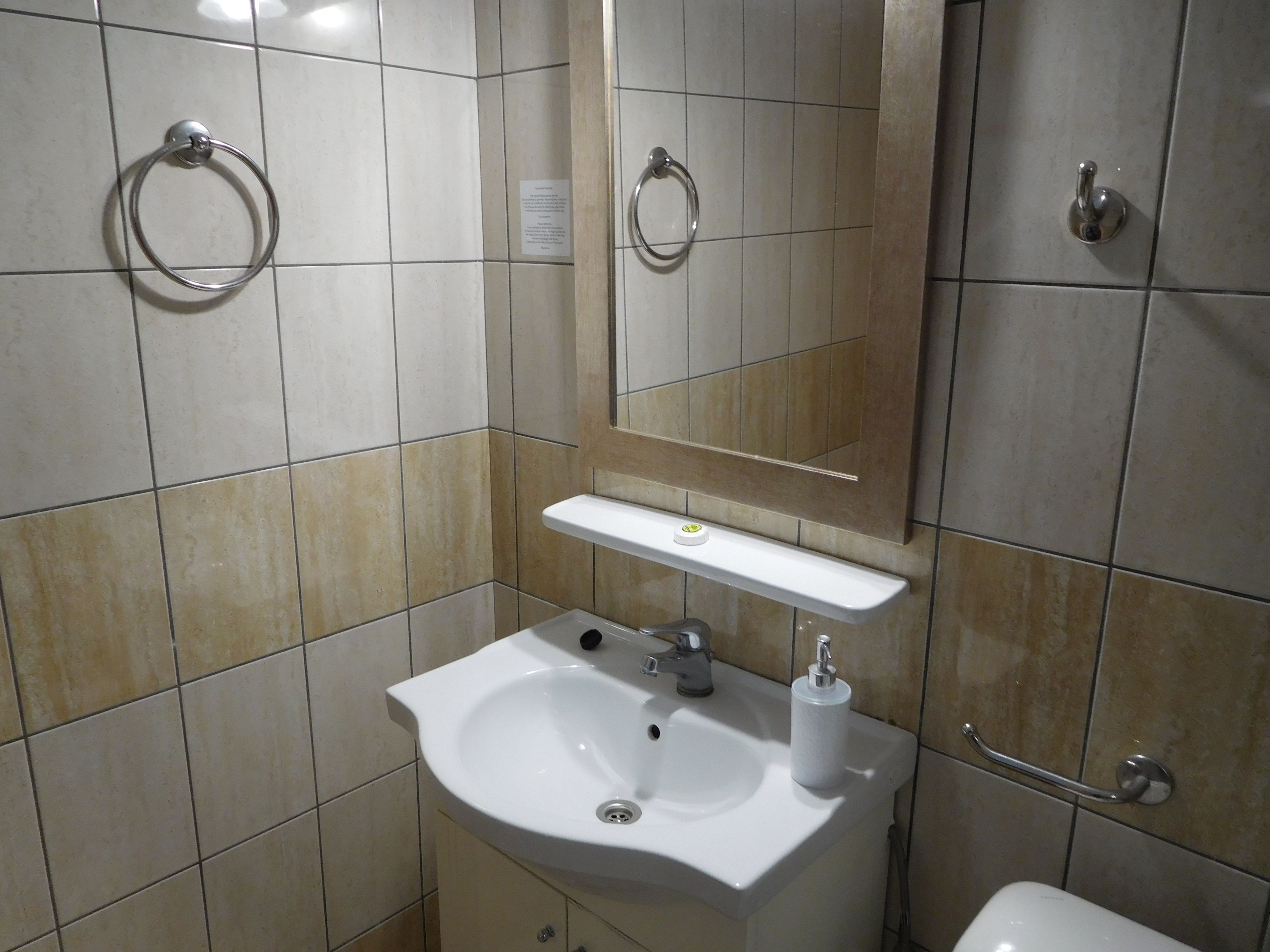 superior double room, sea view | bathroom | hair dryer, towels