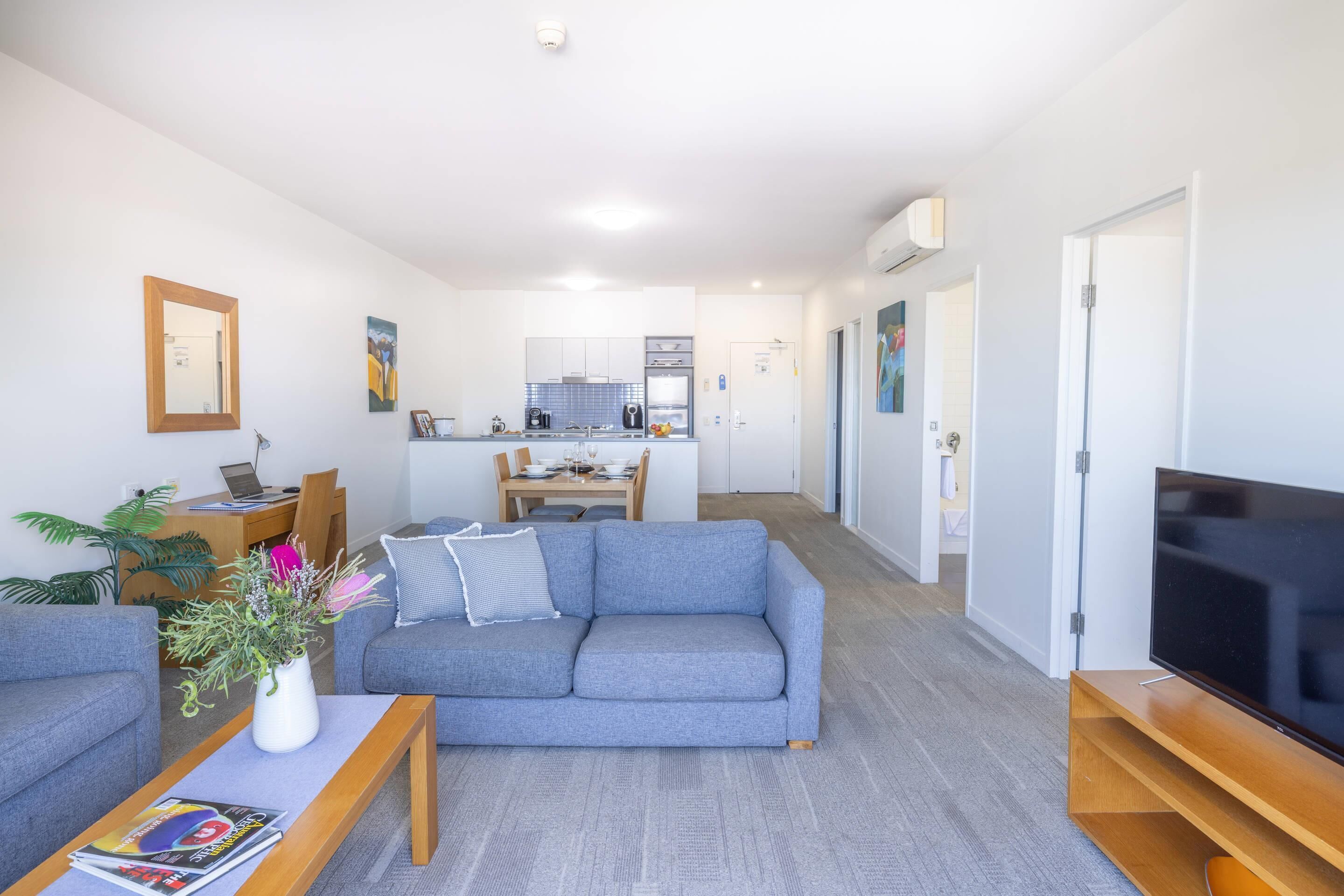 Room, Multiple Beds, Accessible, Non Smoking (Efficiency) | Premium bedding, down comforters, in-room safe, individually decorated