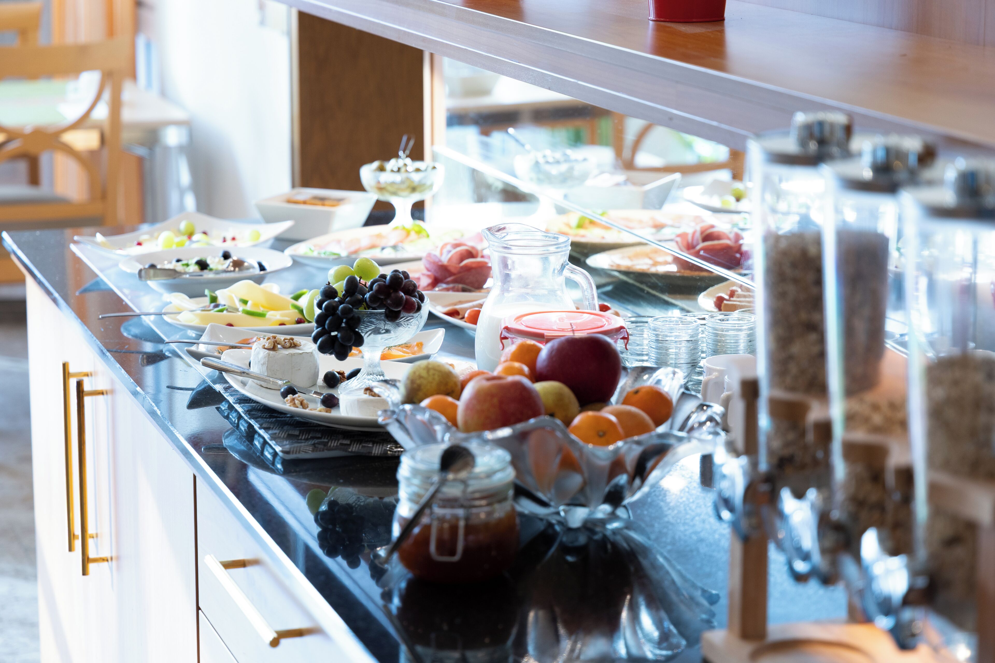 Daily buffet breakfast (EUR 12 per person)
