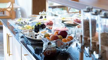 Daily buffet breakfast (EUR 12 per person)