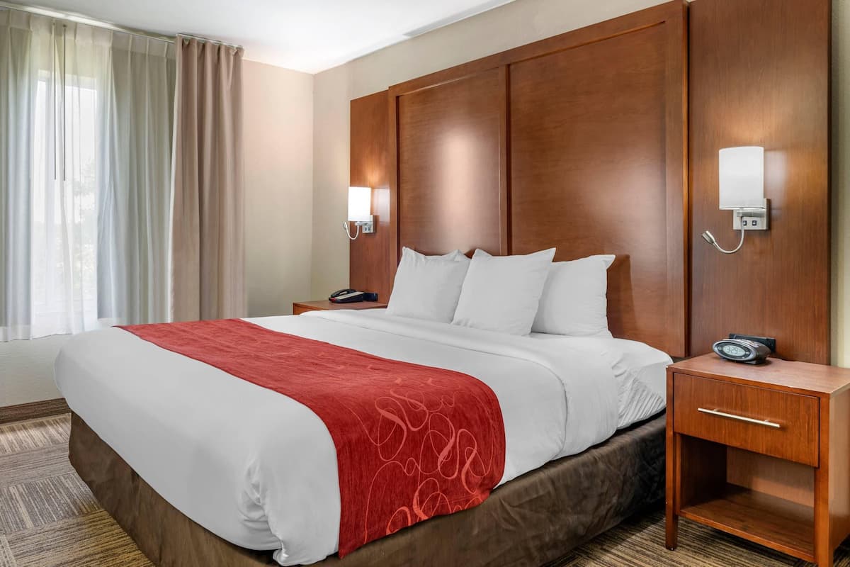 Premium bedding, pillow-top beds, in-room safe, desk