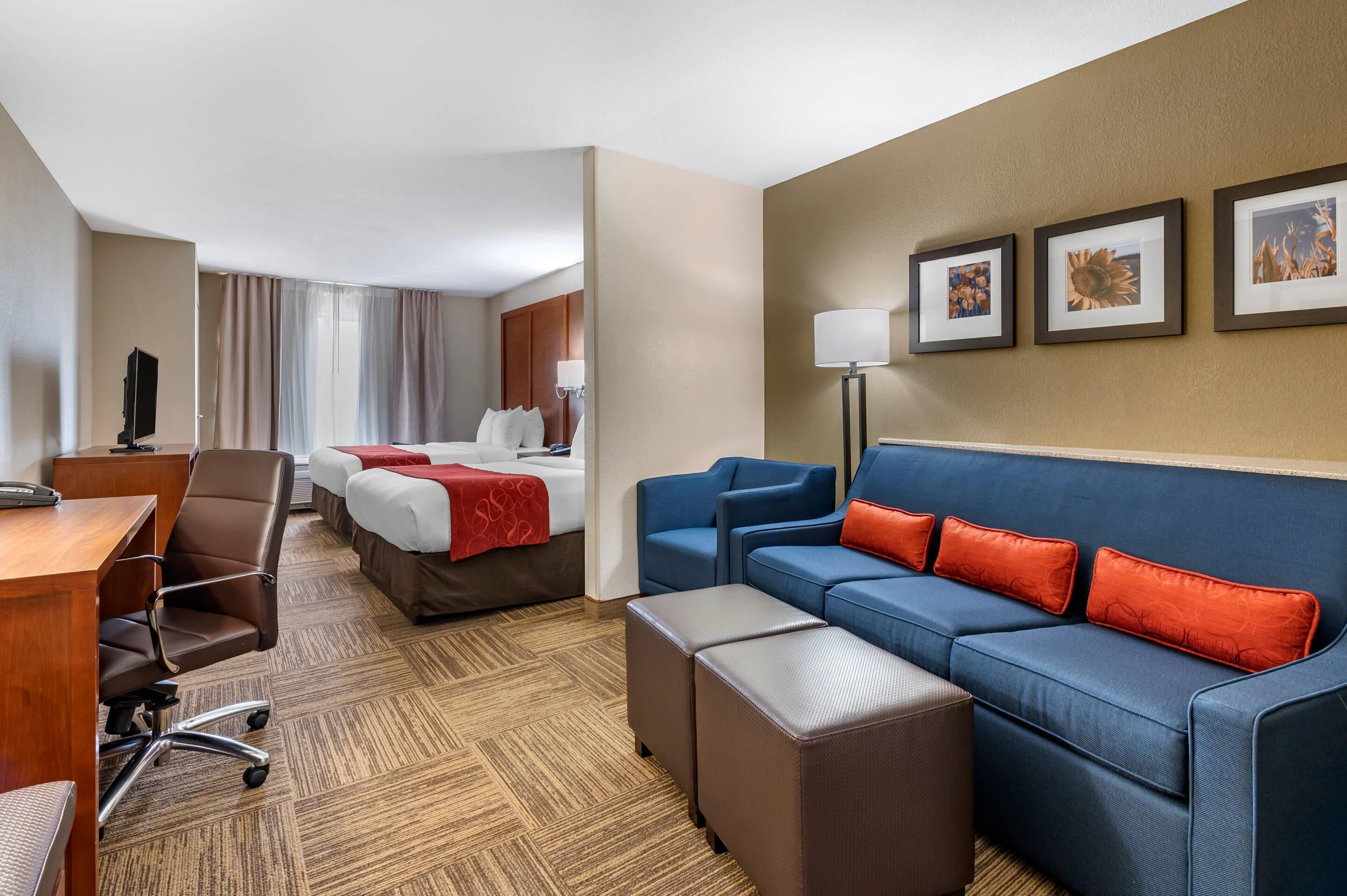 Ropa de cama de alta calidad y camas con pillow-top 