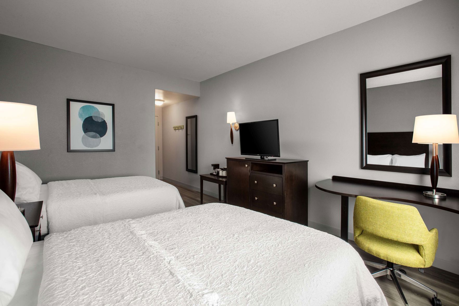 In-room safe, desk, laptop workspace, blackout curtains