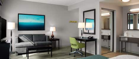 32-inch LCD TV with cable channels, TV