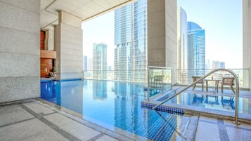 Indoor pool, outdoor pool