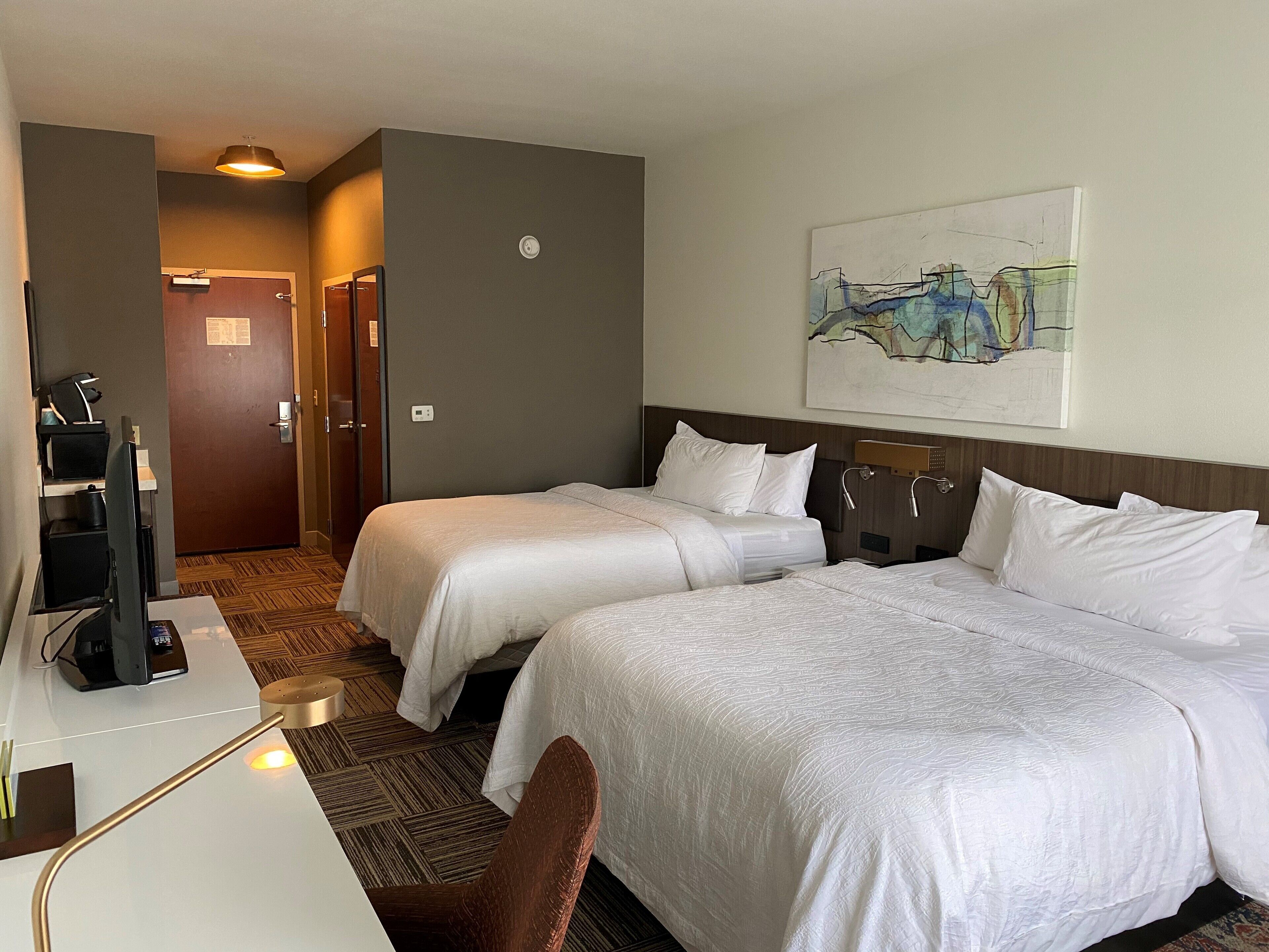 in-room safe, desk, blackout curtains, iron/ironing board