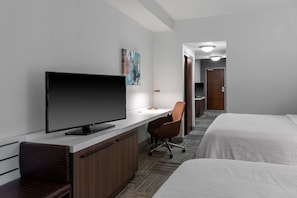 Two Queen Junior Suite Sofabed | In-room safe, desk, blackout curtains, iron/ironing board - Hilton Garden Inn North Little Rock (North Little Rock)