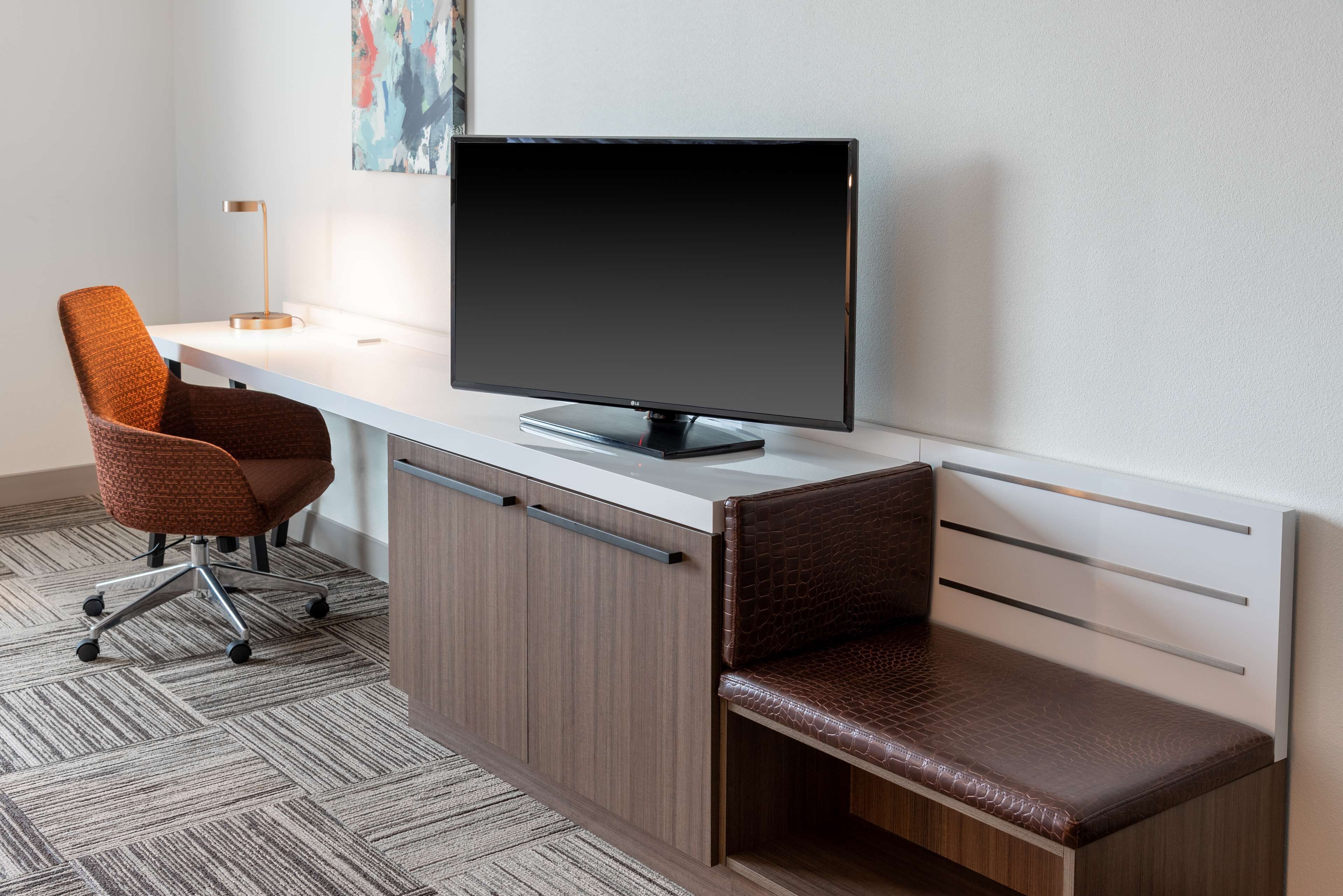 in-room safe, desk, blackout curtains, iron/ironing board