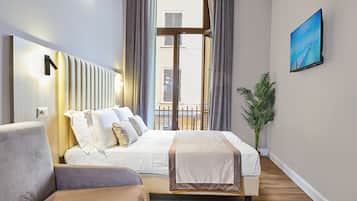 Hochwertige Bettwaren, Minibar, schallisolierte Zimmer, kostenloses WLAN