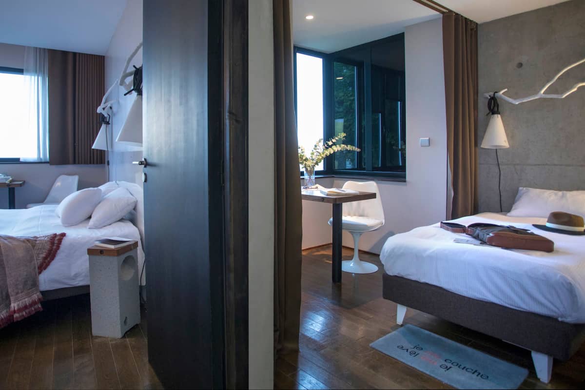 In-room safe, desk, soundproofing, free cots/infant beds
