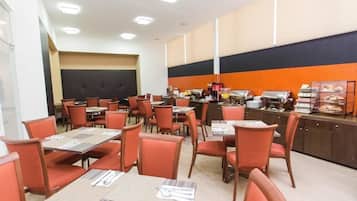 Breakfast, lunch, dinner served; international cuisine