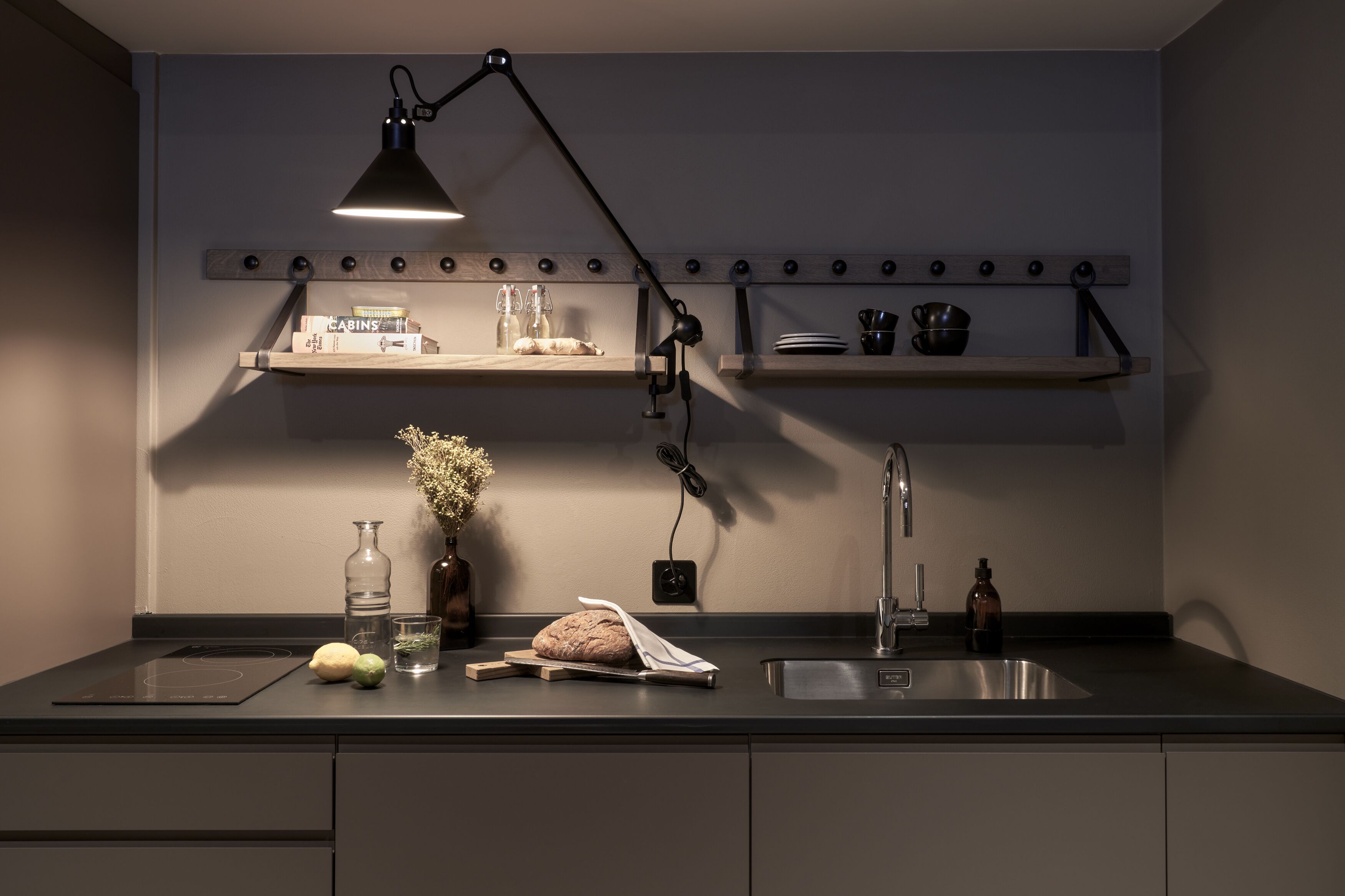 room (alpinist spa suite) | private kitchen | fridge, coffee/tea maker