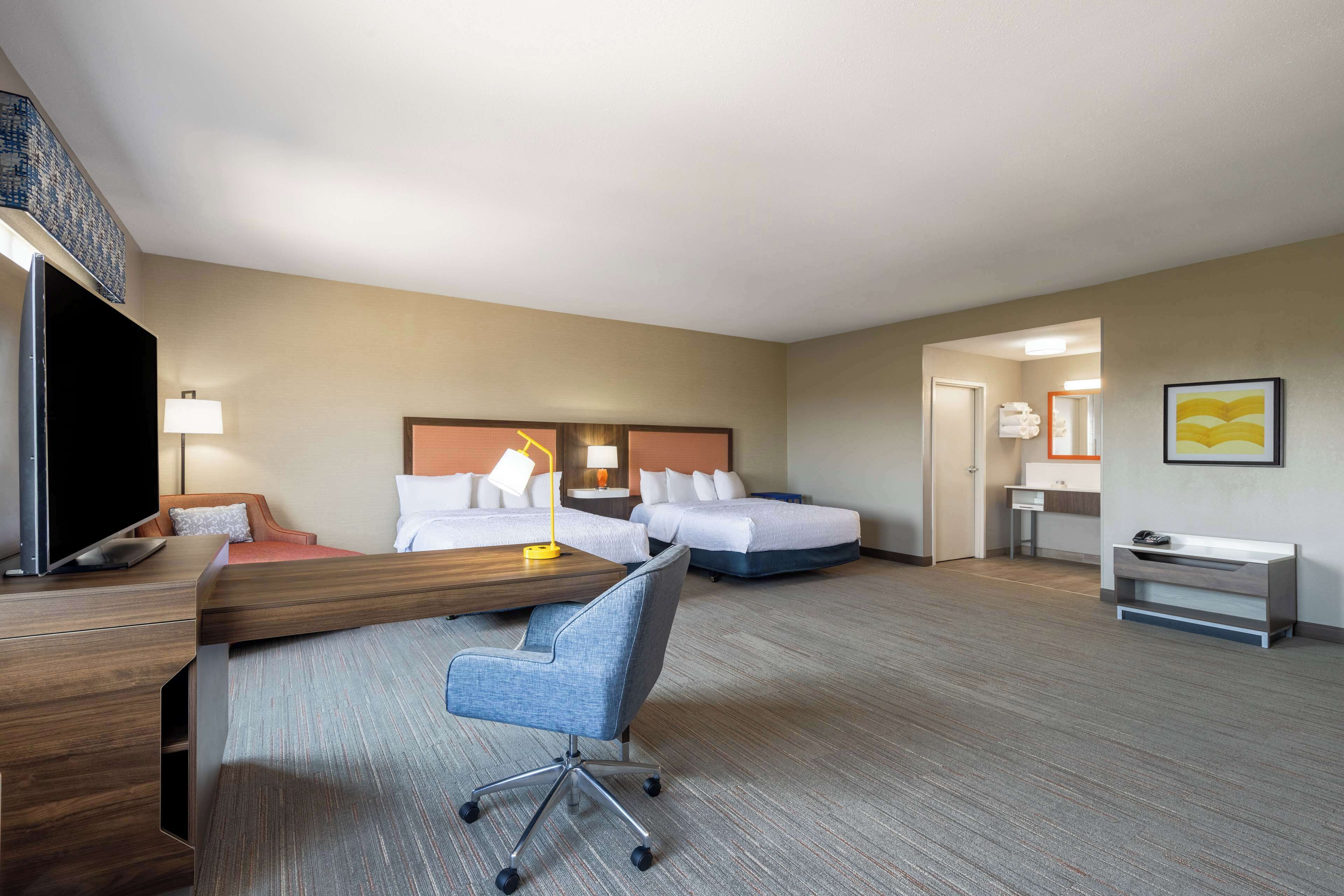 studio, two queen and one sofa bed, non-smoking | premium bedding, down duvets, pillow-top beds, in-room safe