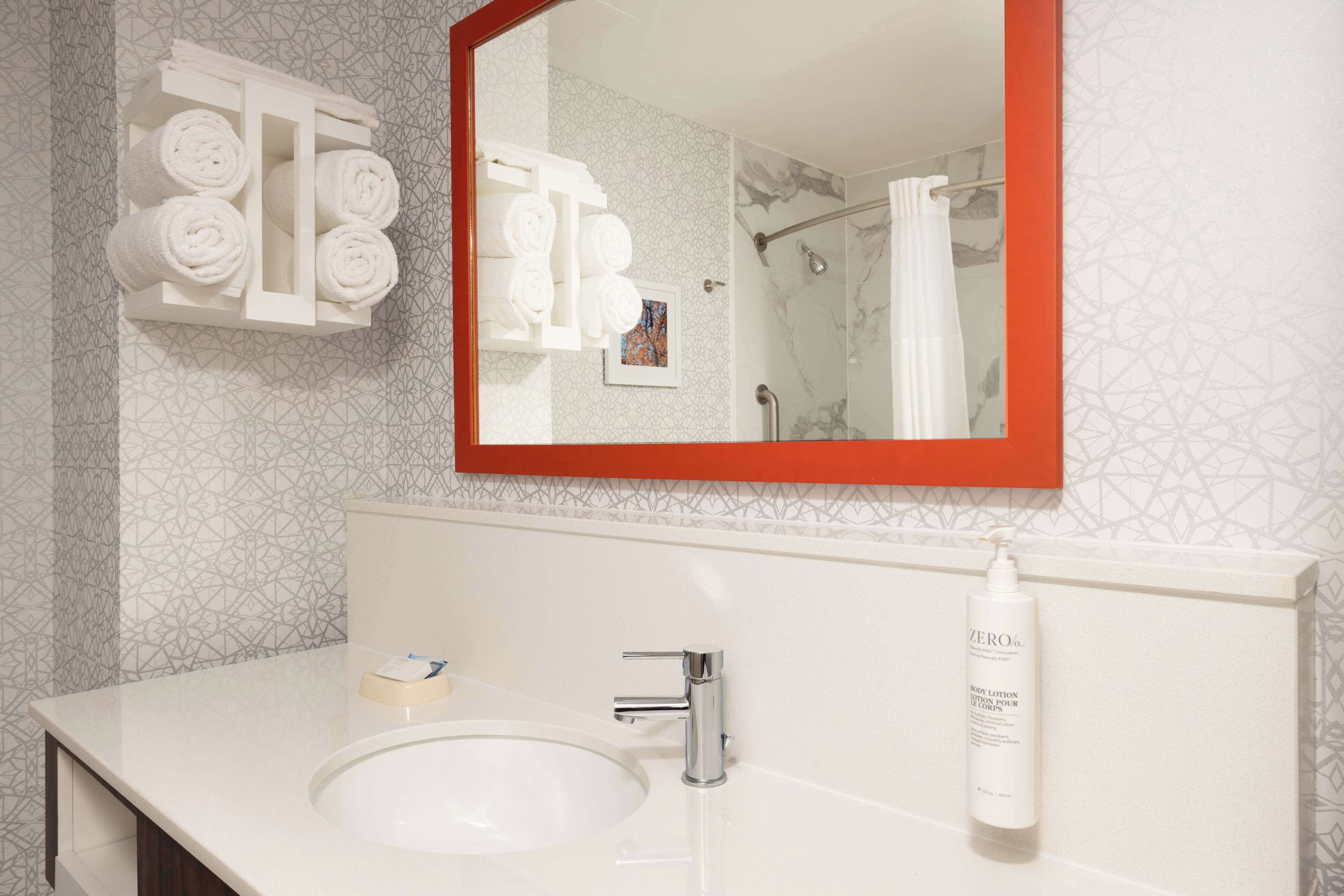 room, 1 king bed (shower only) | bathroom | combined shower/bathtub, free toiletries, hair dryer, towels
