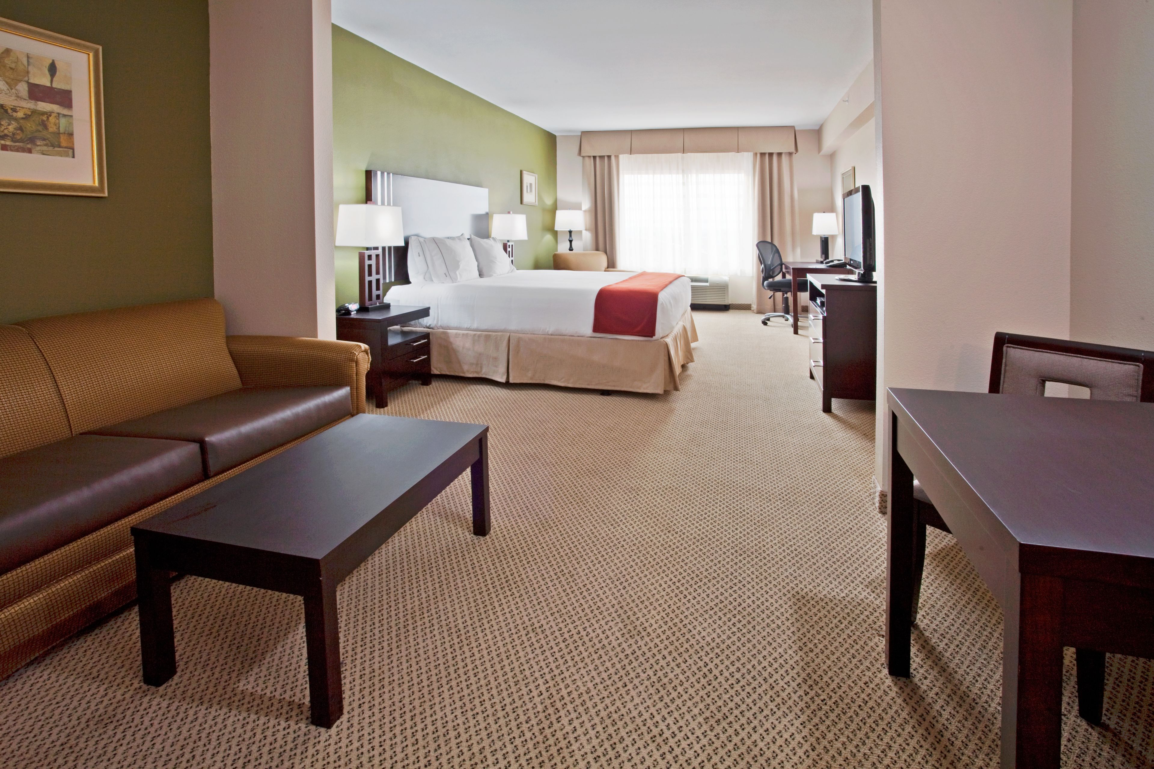 suite, 1 king bed, non smoking | in-room safe, desk, iron/ironing board, free cots/infant beds