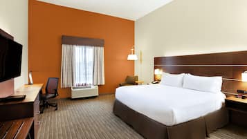 In-room safe, desk, iron/ironing board, free cribs/infant beds