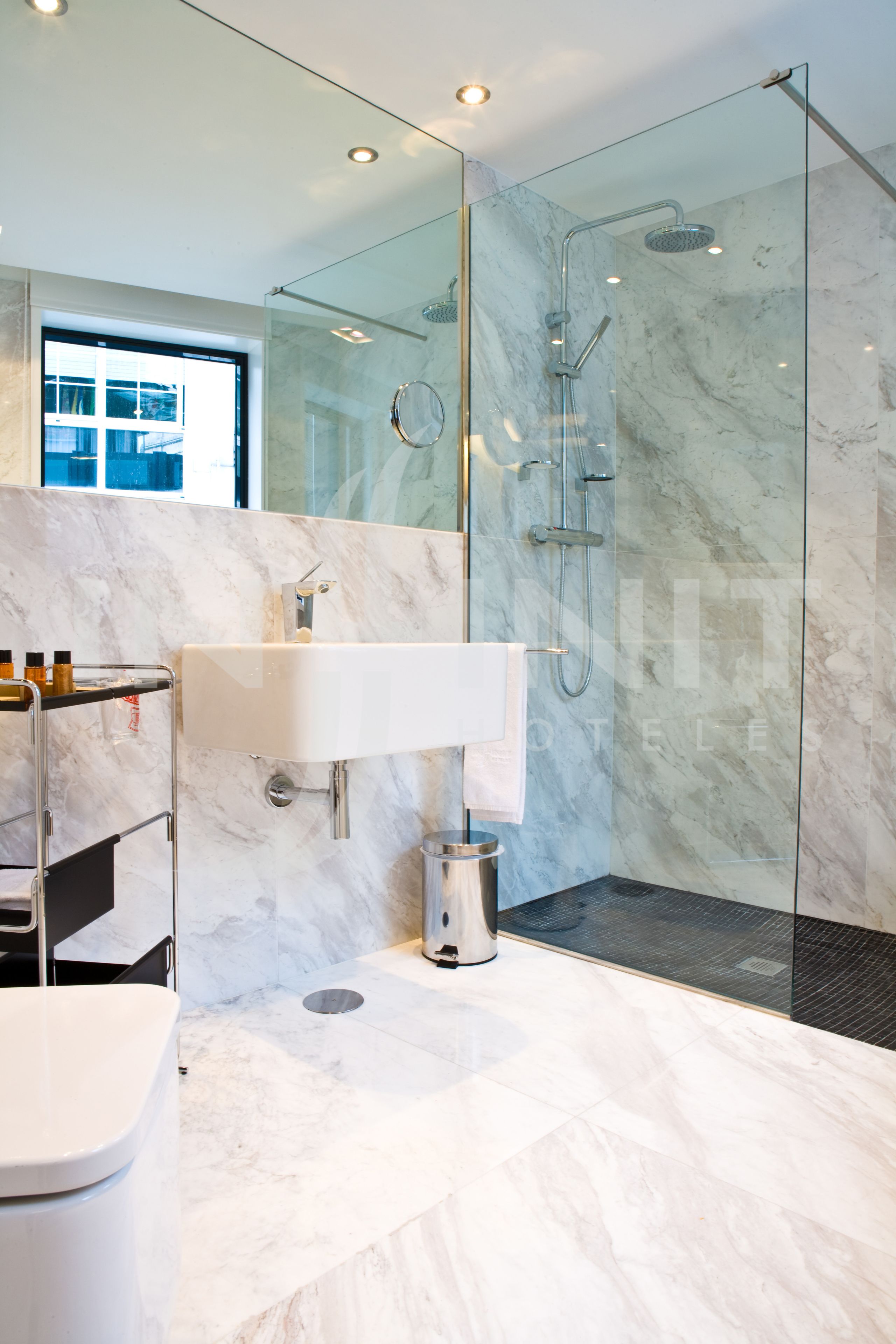 free toiletries, hair dryer, towels