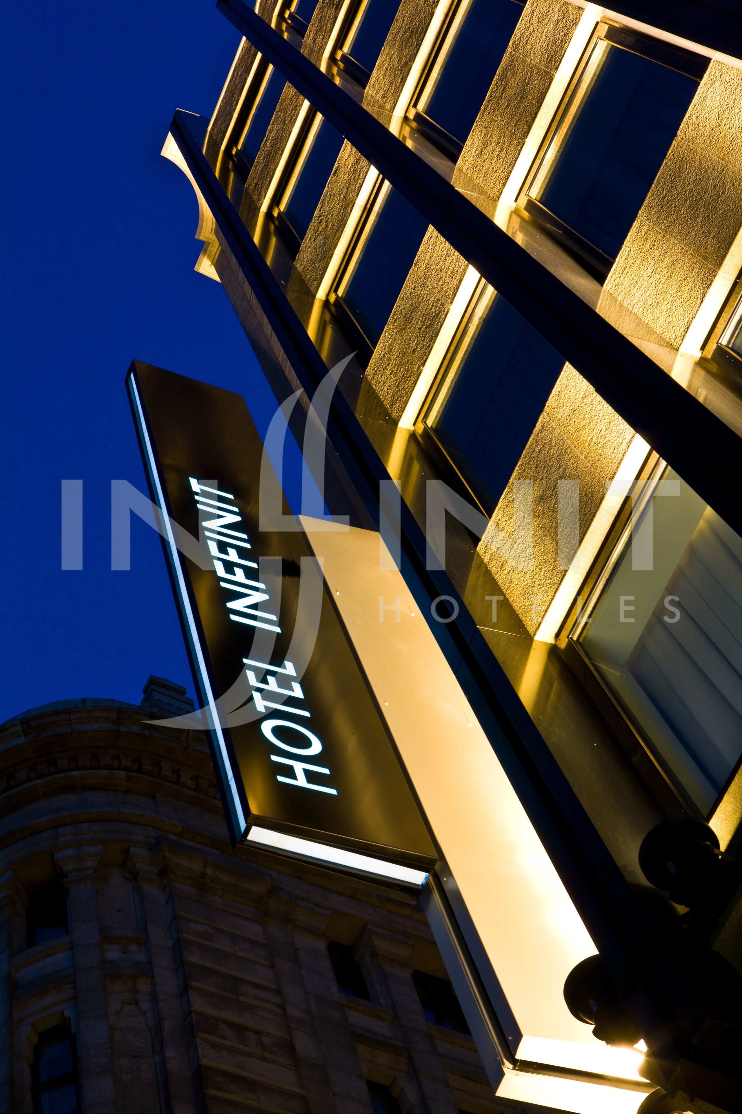 front of property – evening/night