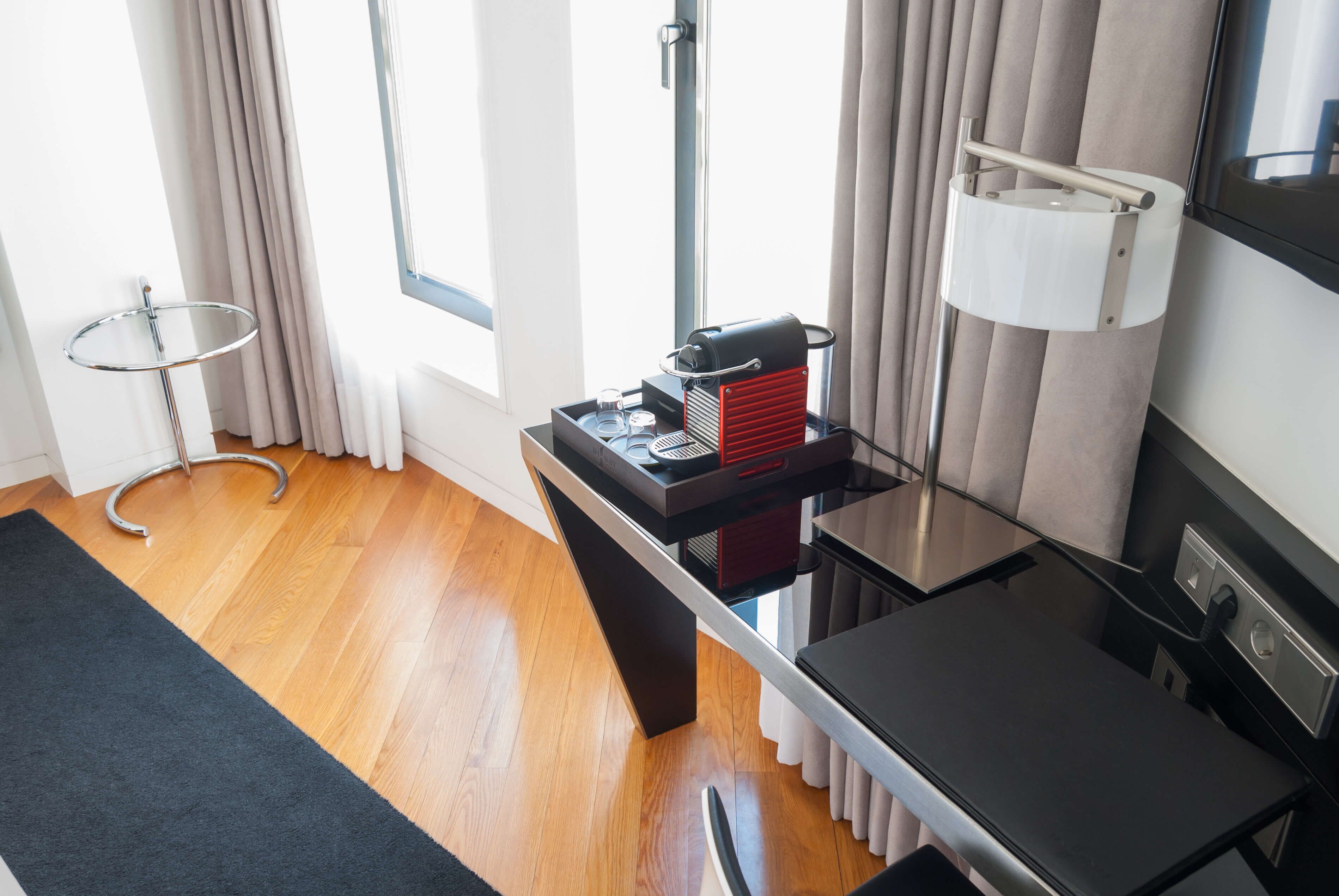 premium bedding, in-room safe, desk, blackout curtains