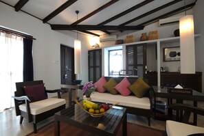 Suite, 1 King Bed | Living area | LCD TV, DVD player - Banthai Village (Chiang Mai)