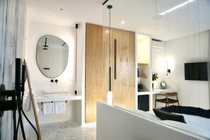 Panoramic Double Room | Egyptian cotton sheets, Select Comfort beds, in-room safe - Hotel Galini (Naxos)