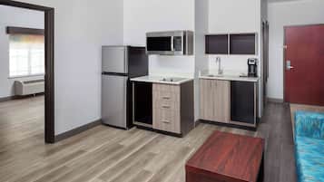 Premium bedding, desk, blackout curtains, iron/ironing board