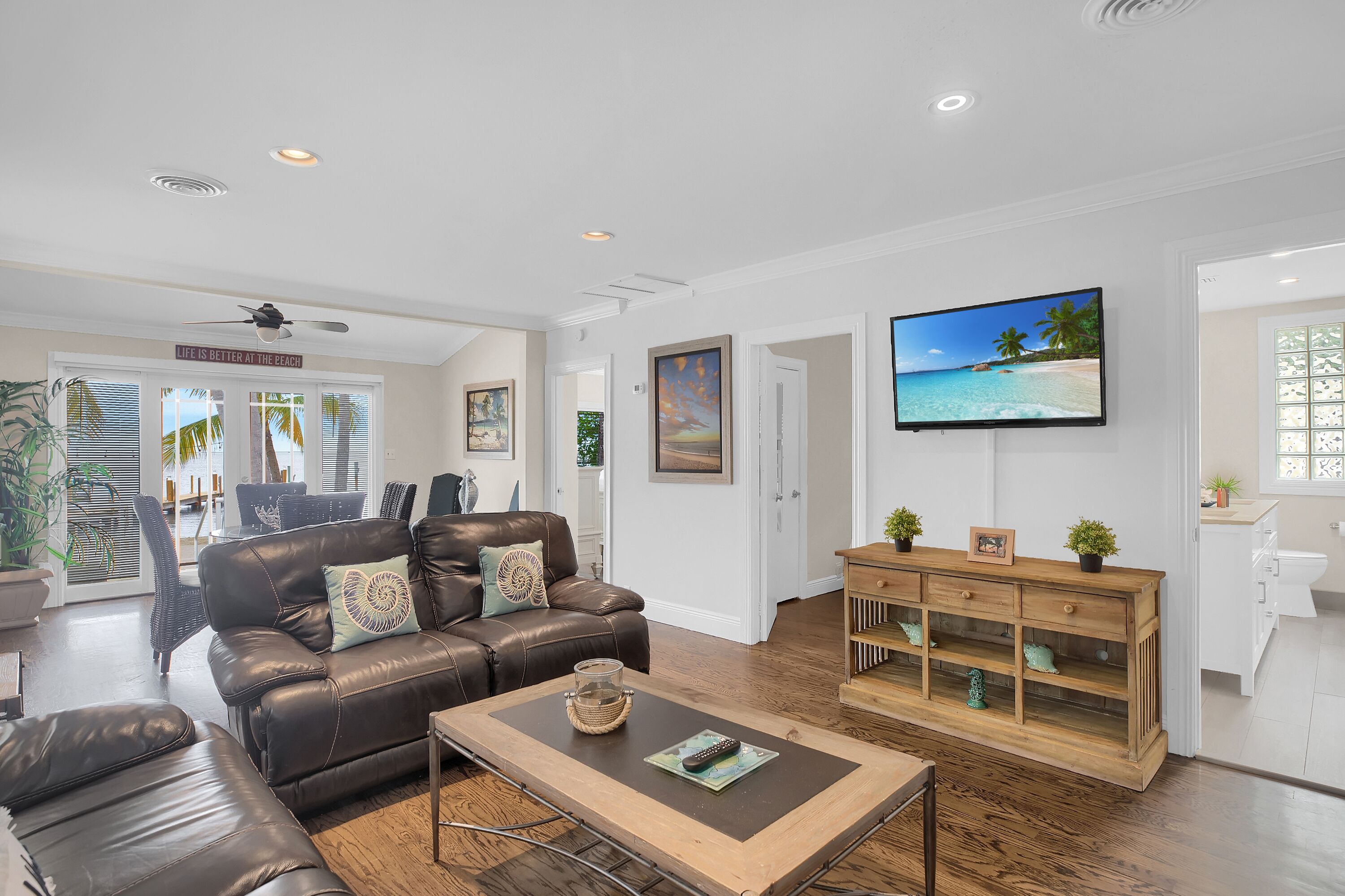 suite, 2 bedrooms, kitchen (royal caribbean ) | living room | flat-screen tv